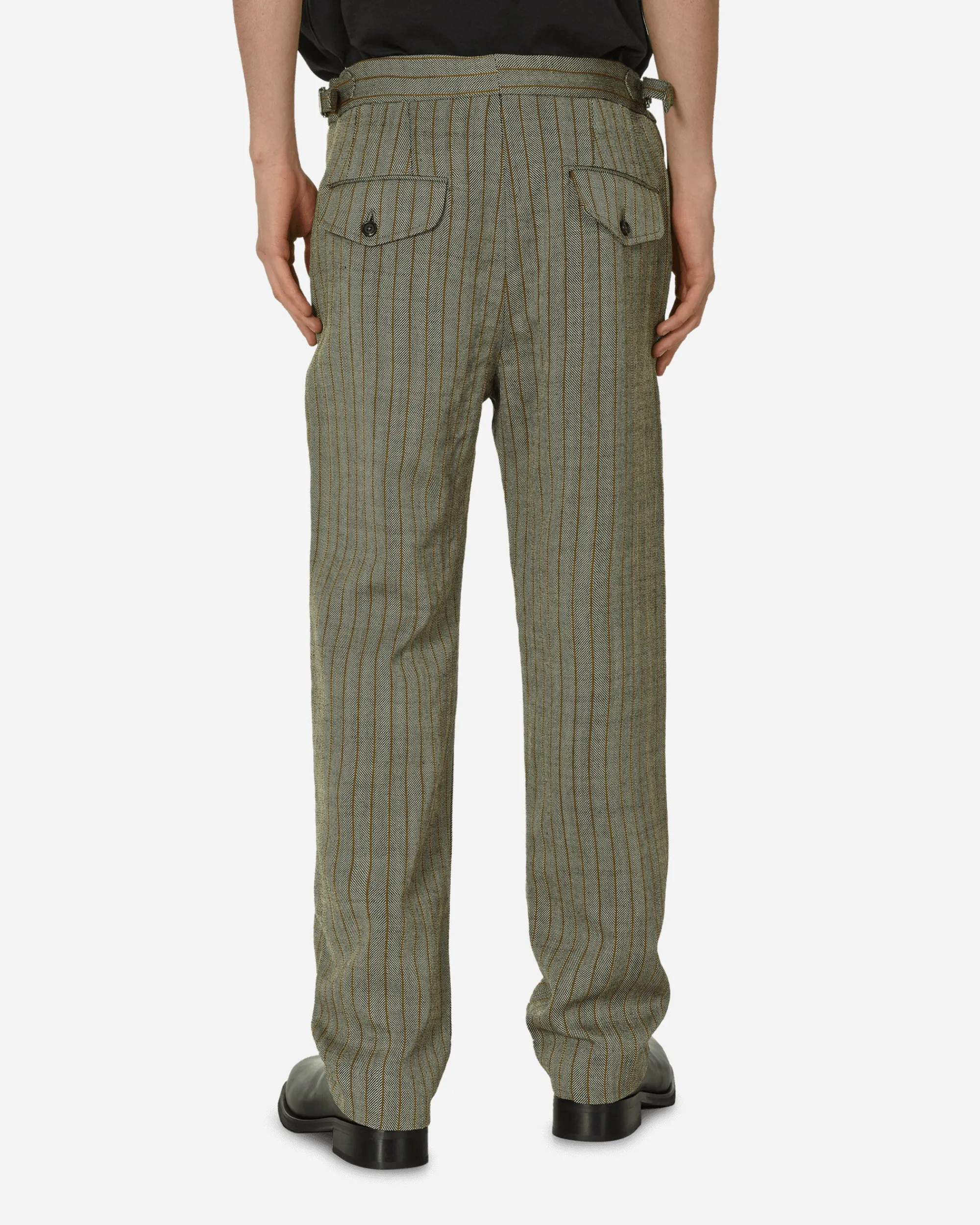 Bode Pants^Woodstock Stripe Trousers Multicolor