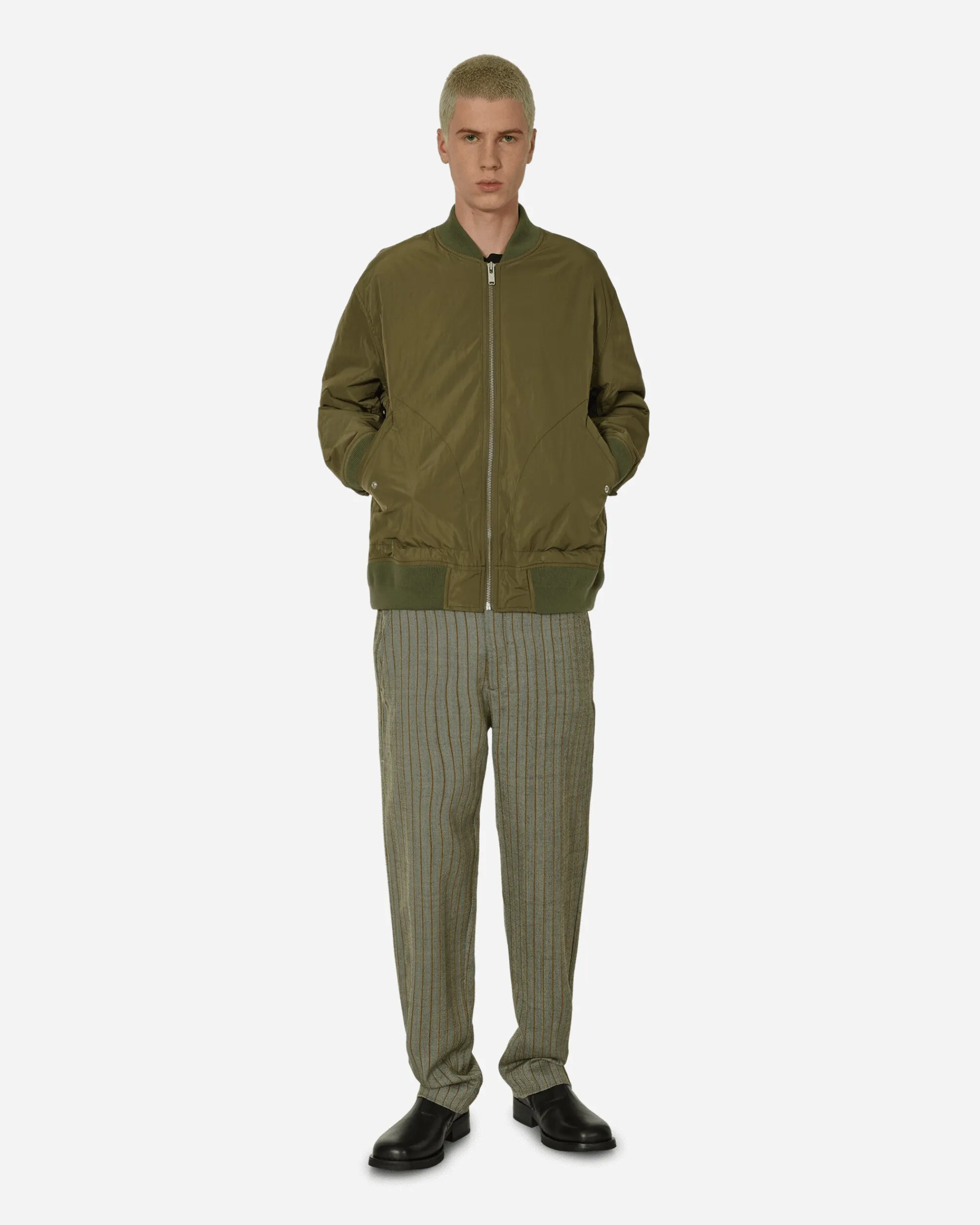 Bode Pants^Woodstock Stripe Trousers Multicolor