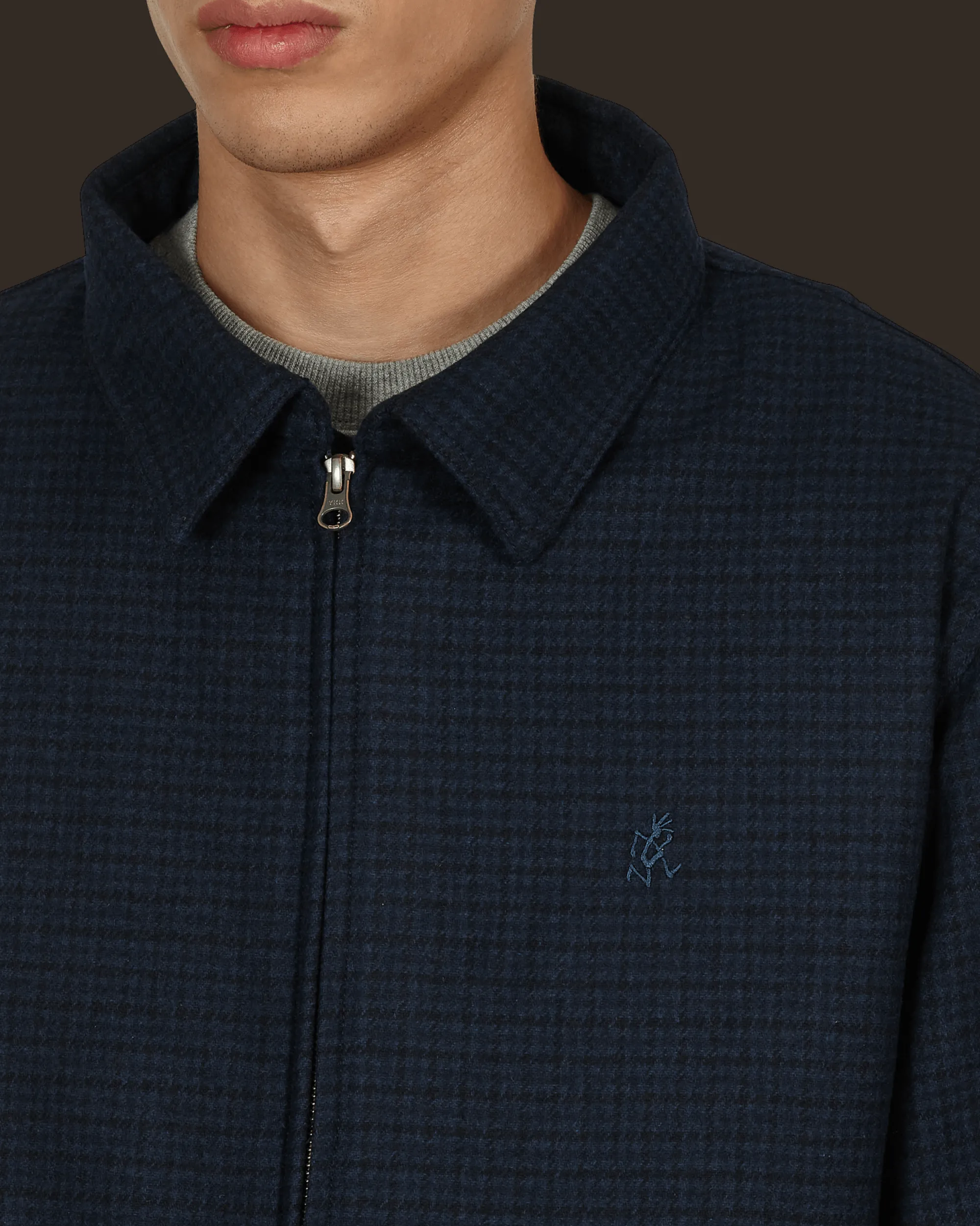 Gramicci Coats And Jackets^Wool Blend Short Jacket Blue