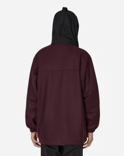 GR10K Coats And Jackets^Wool Cloth Smock Jacket Red