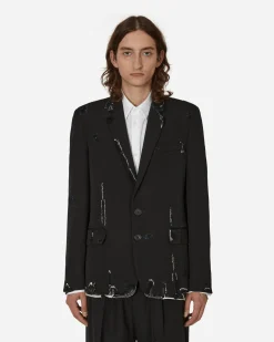Marni Coats And Jackets^Wool Convertible Blazer Black