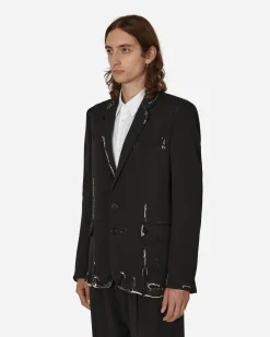 Marni Coats And Jackets^Wool Convertible Blazer Black