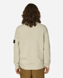 Stone Island Knitwear^Wool Crewneck Sweater Plaster