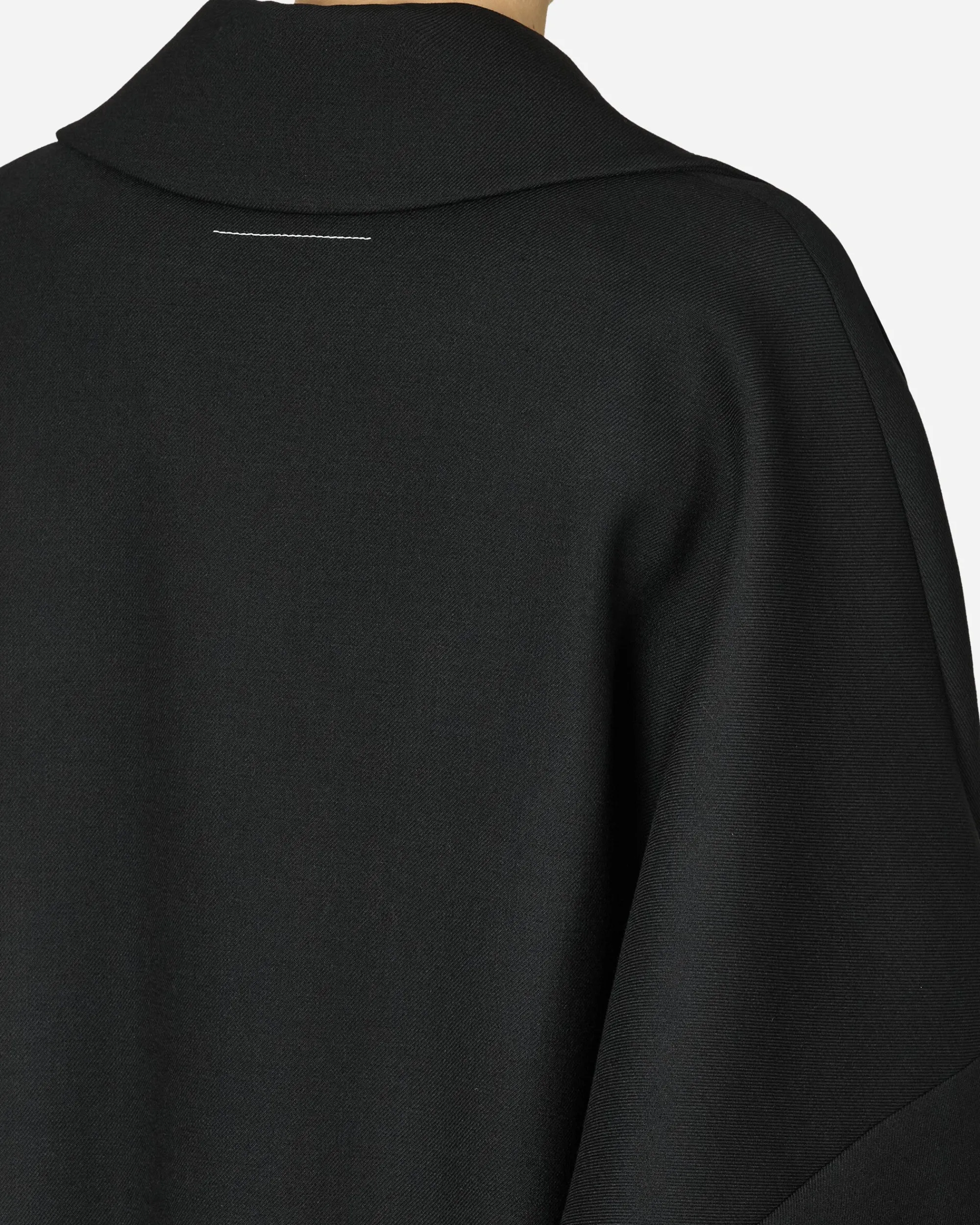 MM6 Maison Margiela Coats And Jackets^Wool Gabardine Coat Black