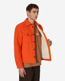 Serving The People Shirts^Woolrich Wool Overshirt Orange