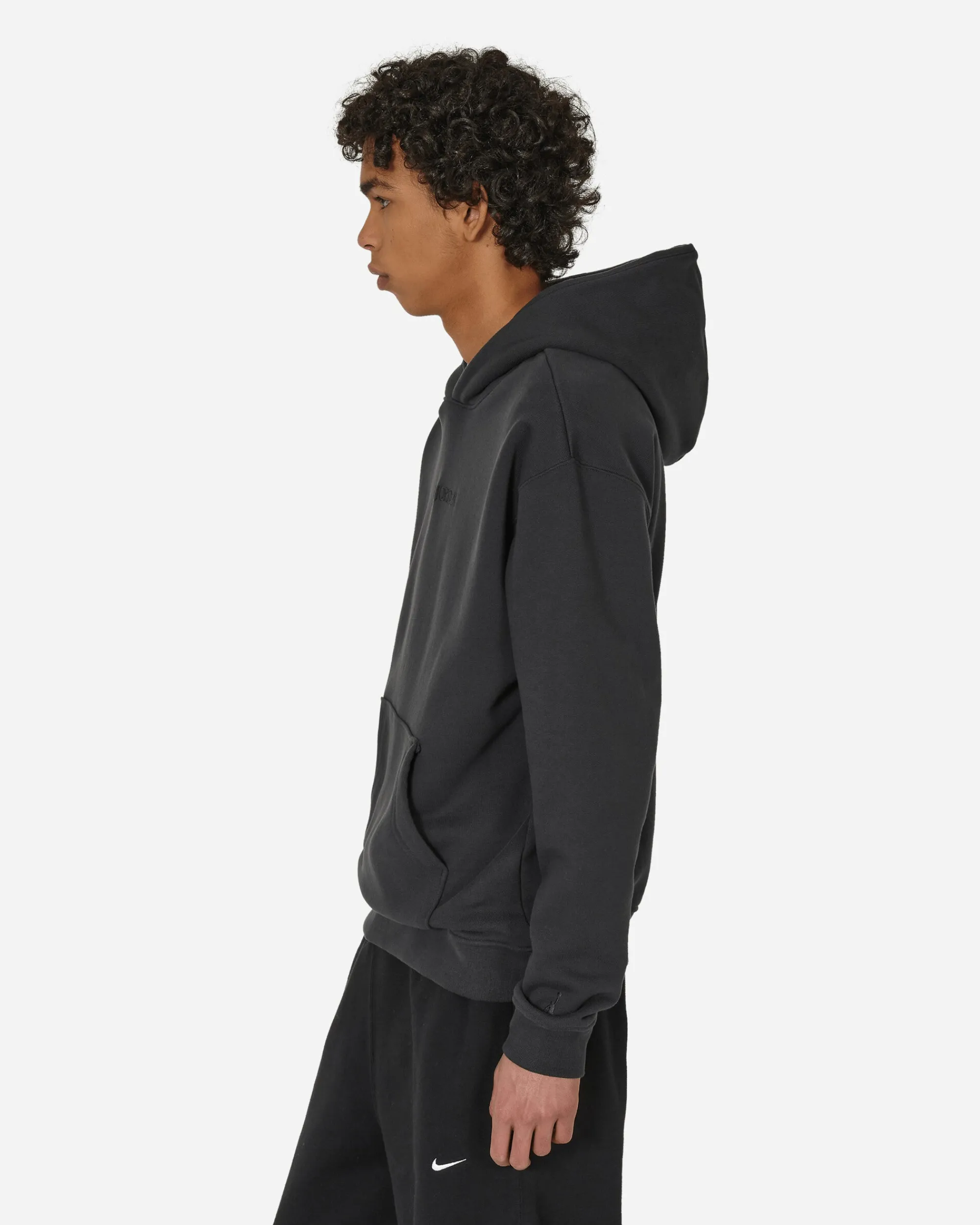 Nike Jordan Sweatshirts^Wordmark Fleece Hooded Sweatshirt Off Noir