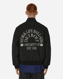 Carhartt WIP Coats And Jackets^Work Varsity Bomber Jacket Black