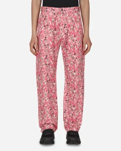 Paccbet Pants^Workwear Floral Pants Pink