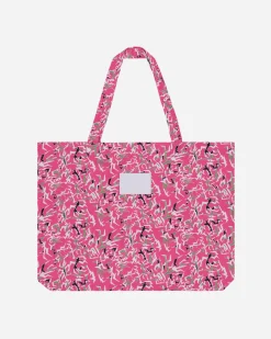 Paccbet Bags·Tote|Bags·Tote^Workwear Floral Tote Bag Pink