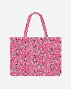 Paccbet Bags·Tote|Bags·Tote^Workwear Floral Tote Bag Pink