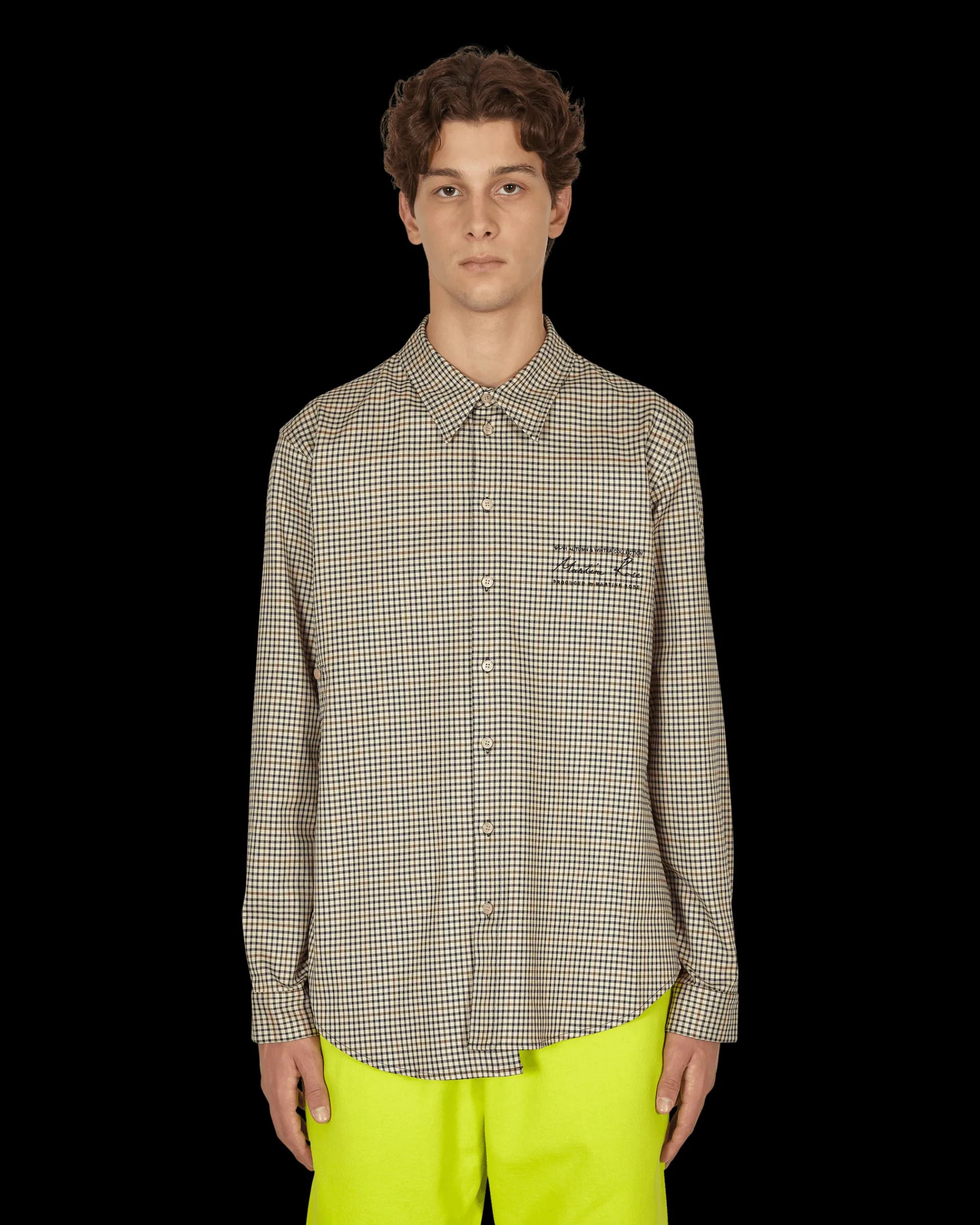 Martine Rose Shirts^Wrap Shirt Multicolor