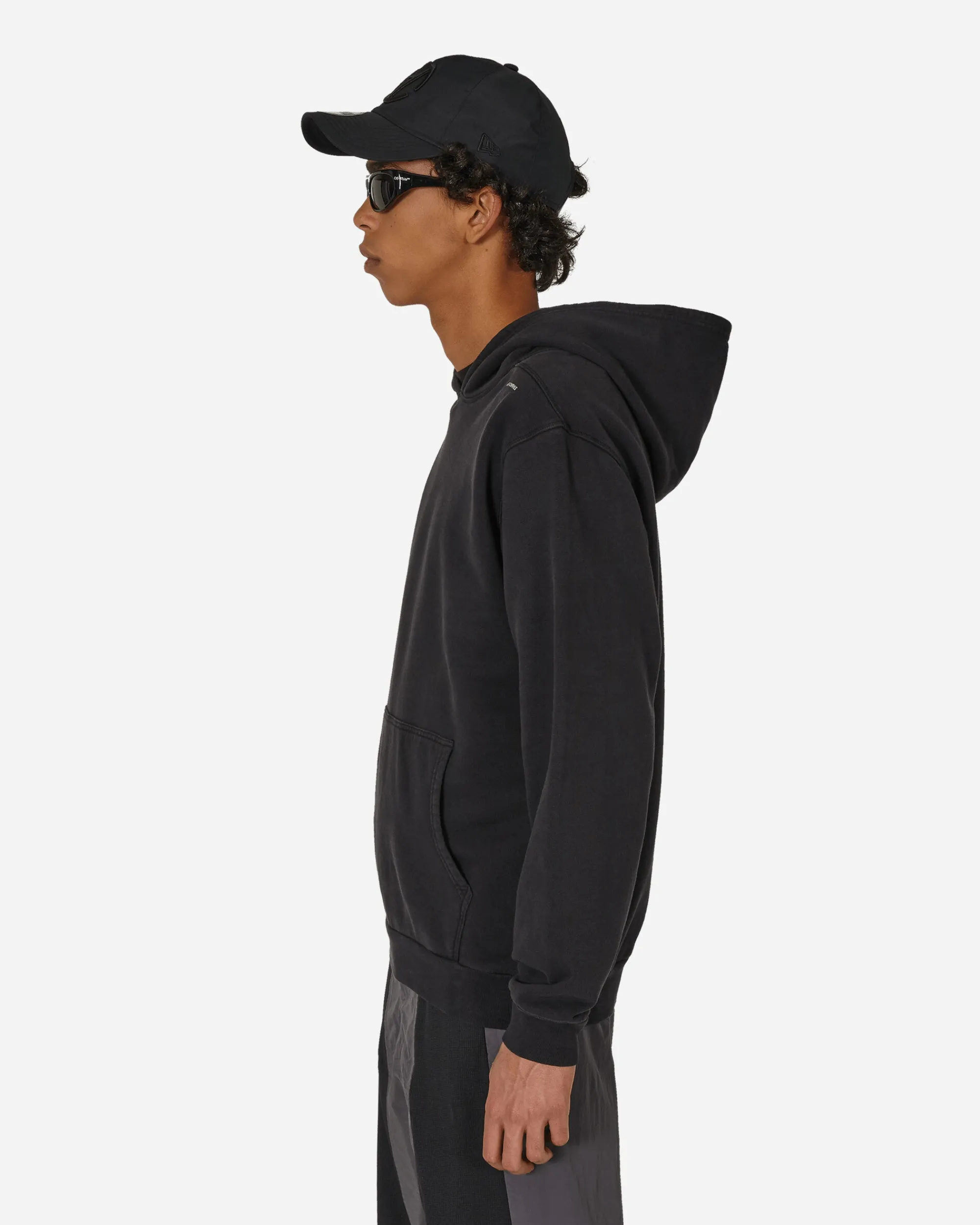 AFFXWRKS Sweatshirts^WRKS Hooded Sweatshirt Washed Black