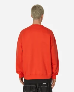 Champion Sweatshirts^WTAPS Academy Crewneck Sweatshirt Orange