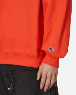 Champion Sweatshirts^WTAPS Academy Crewneck Sweatshirt Orange