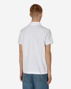 Moncler T-Shirts^Year of The Dragon Logo Patch Polo Shirt White