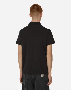 Moncler T-Shirts^Year of The Dragon Logo Patch Polo T-Shirt Black