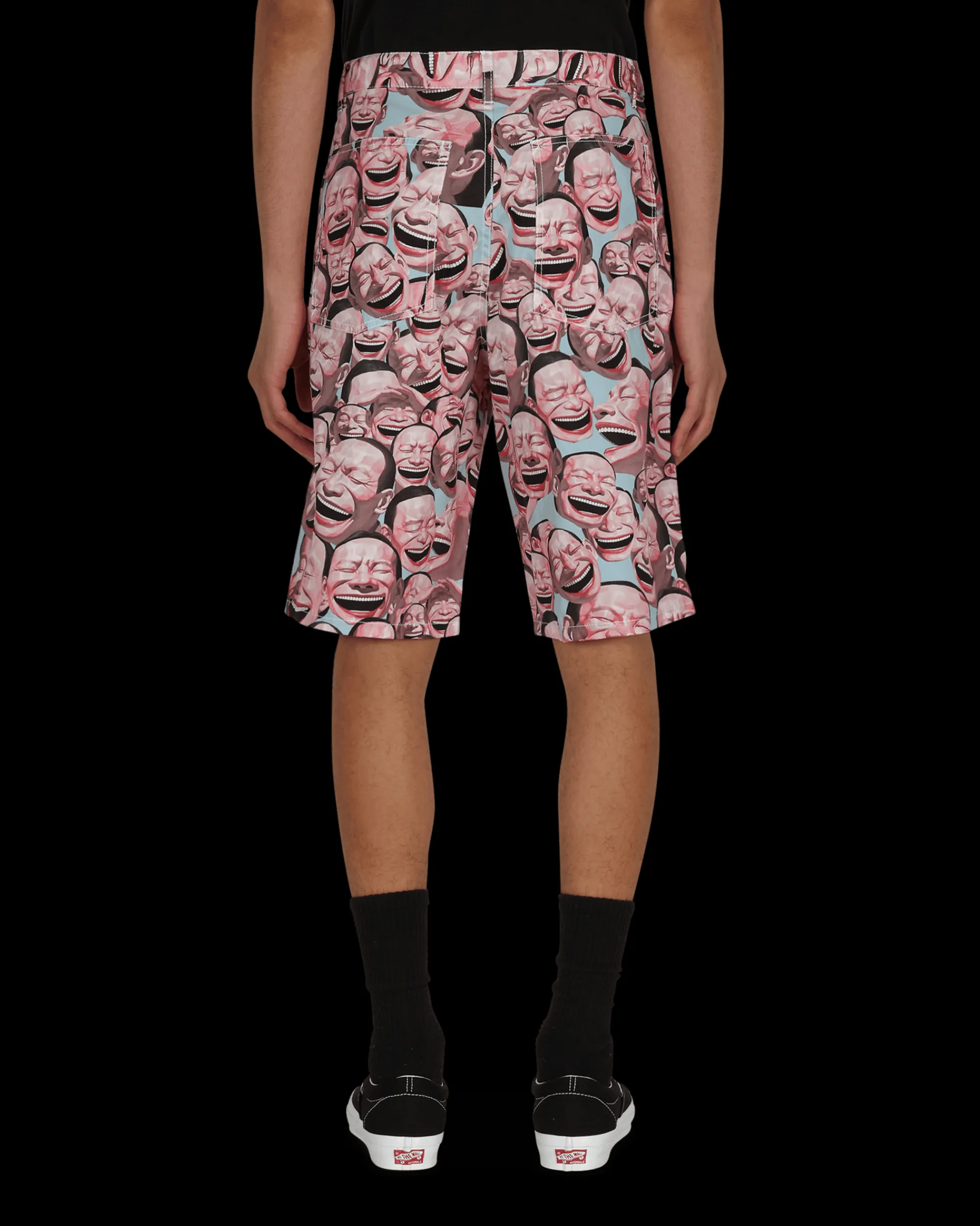 Comme Des Garçons Shirt Shorts^Yue Minjun Woven Shorts Multicolor