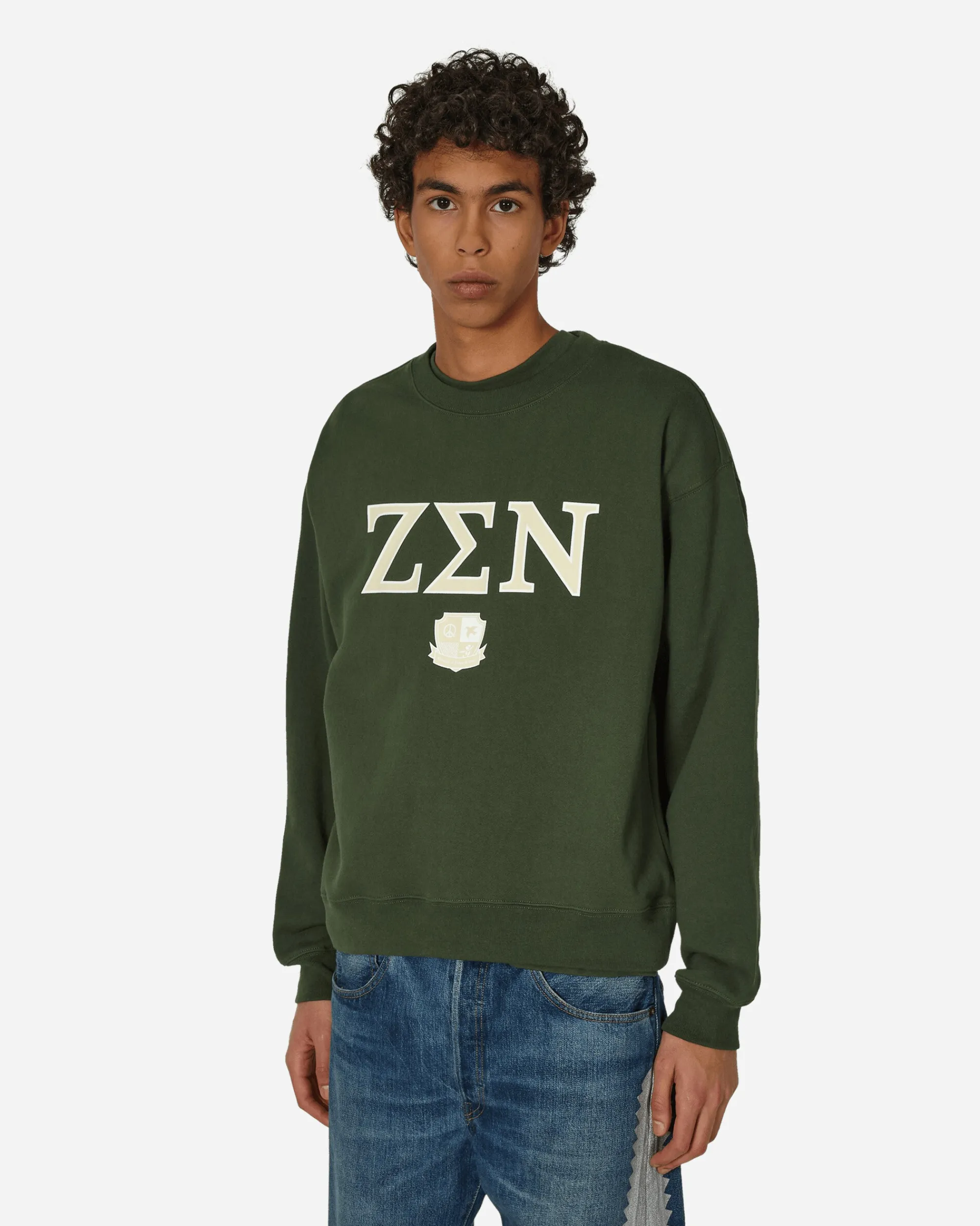Museum of Peace & Quiet Sweatshirts^Zen Crewneck Sweatshirt Forest