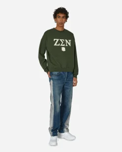 Museum of Peace & Quiet Sweatshirts^Zen Crewneck Sweatshirt Forest