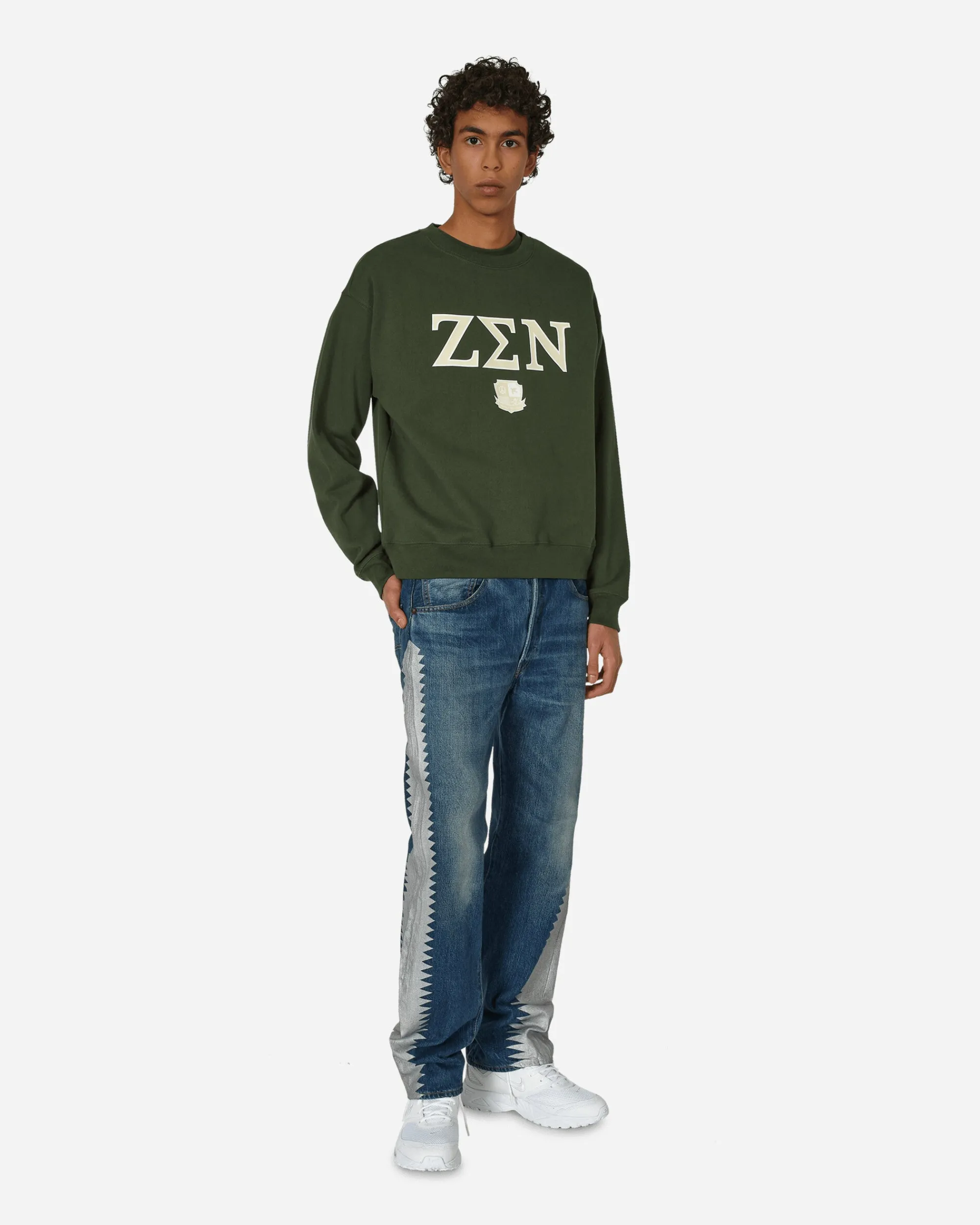 Museum of Peace & Quiet Sweatshirts^Zen Crewneck Sweatshirt Forest