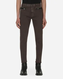 Undercover Pants^Zip Denim Pants Grey