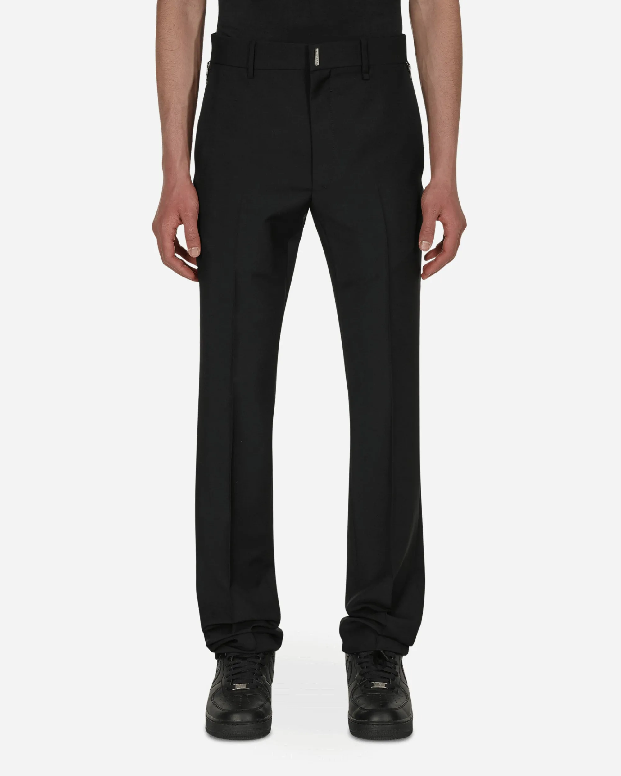 Givenchy Pants^Zip Details Wool Trousers Black