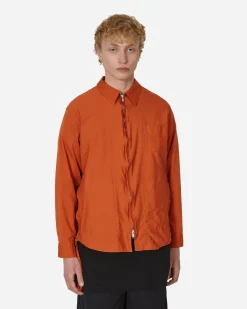 Undercoverism Shirts^Zip Up Shirt Orange