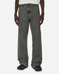 MM6 Maison Margiela Pants^Zipped Denim Trousers Black