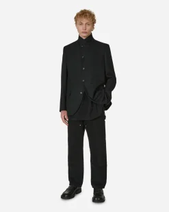 Comme Des Garçons Homme Plus Coats And Jackets^Zipped Wool Blazer Black